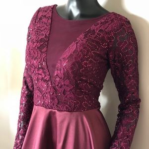 Maroon Homecoming dress!